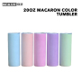 Wealthysub China warehouse sublimation 20oz Macaron color tumbler